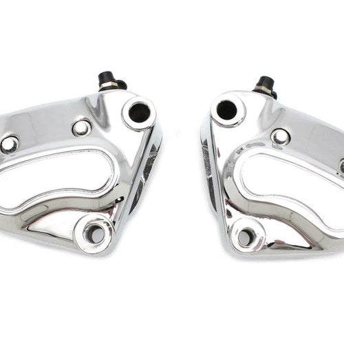 Chrome Front 4 Piston Caliper Set for Harley-Davidson