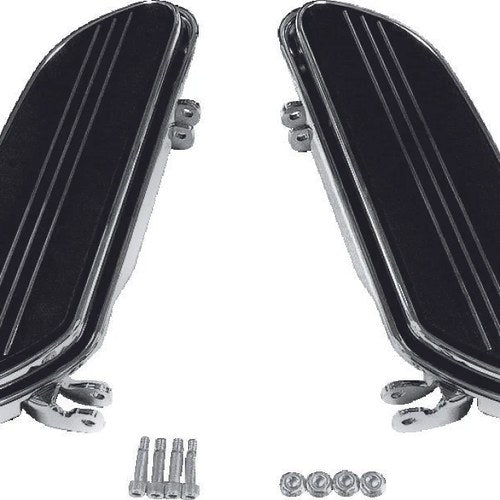 Bikers Choice 86-Up Flh Flt Chrome Extended Floorboard Kit for Harley-Davidson
