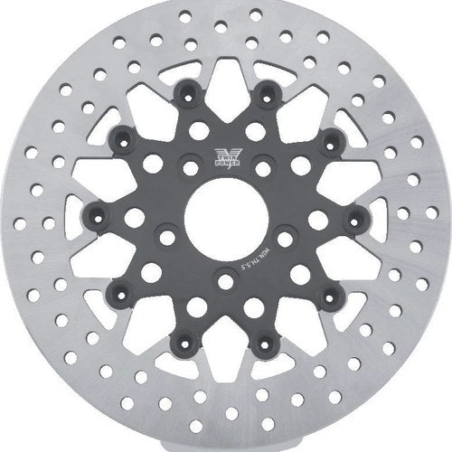 Twin Power For 08-Up Flh Flt Rear 11.8-inch Floating Rotor – Fits Harley