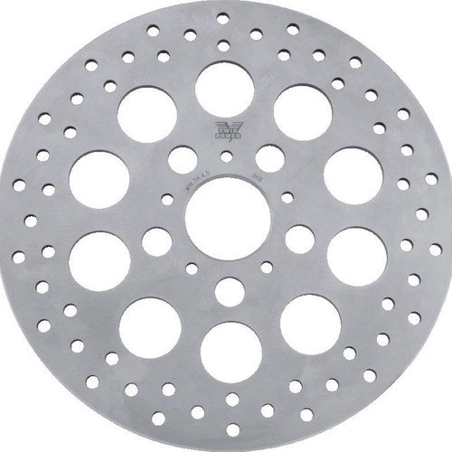 Twin Power 66-6837 Big Twin 11.5-Inch Front Solid Rotor with Holes for 84-17
