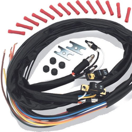 Twin Power Black Handlebar Switches with Wires for Harley Davidson Big Twin & XL