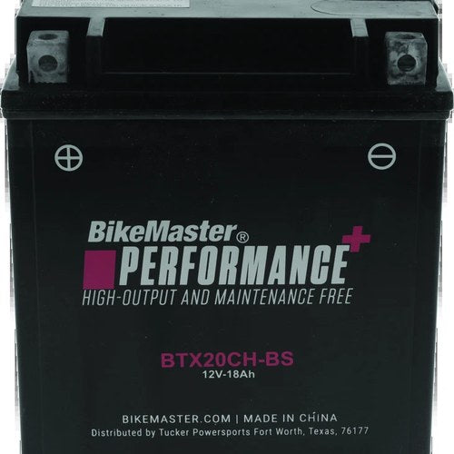BikeMaster BTX20CH-BS Maintenance Free Powersports Battery – Fits Kawasaki &