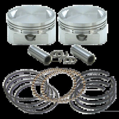 S&S Cycle 106-5555 Forged Stroker Piston Kit for Harley Davidson Big Twin 3-1/2"