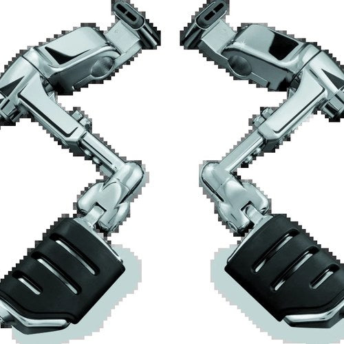 Kuryakyn Ergo Iii Adjustable Cruise Mount with Trident Dually Iso Pegs – Fits