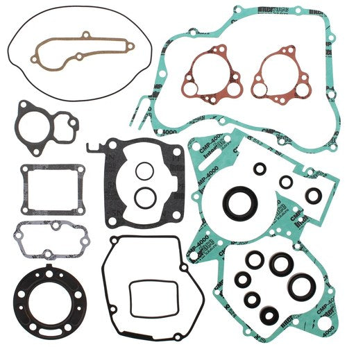 Honda CR125R, 1988-1989, Complete Gasket Set with Seals