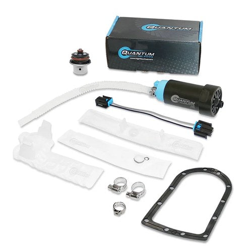 Qfs Fuel Pump +Reg +Gasket +Strainer for 04-17 Fld Fxd Harley Davidson 75218-04D