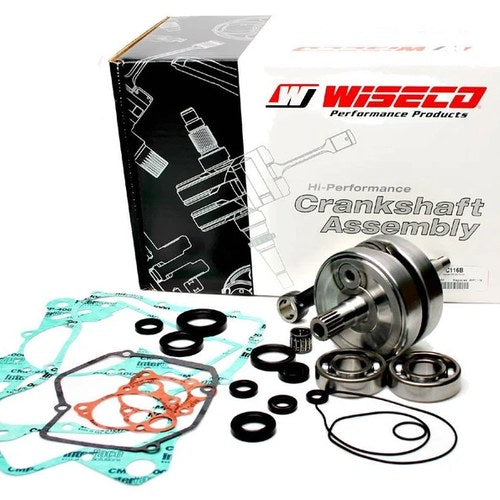 Yamaha YZ250, 1999-2000 Wiseco Crankshaft, Gasket Set, Crank Bearings - YZ 250