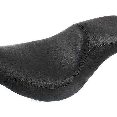 Smoothie Saddle Seat Black Naugahyde for Harley-Davidson
