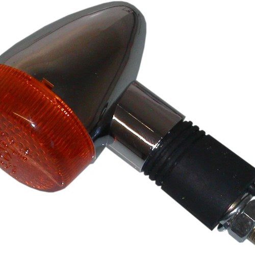 Complete Indicator Mini Kawasaki VN Style Chrome with Amber Lens