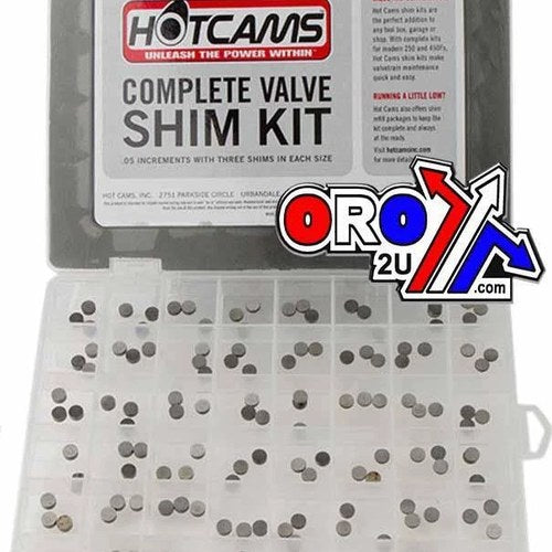 Valve Shim Kit 7.48mm 141pcs Hotrod HCSHIM01