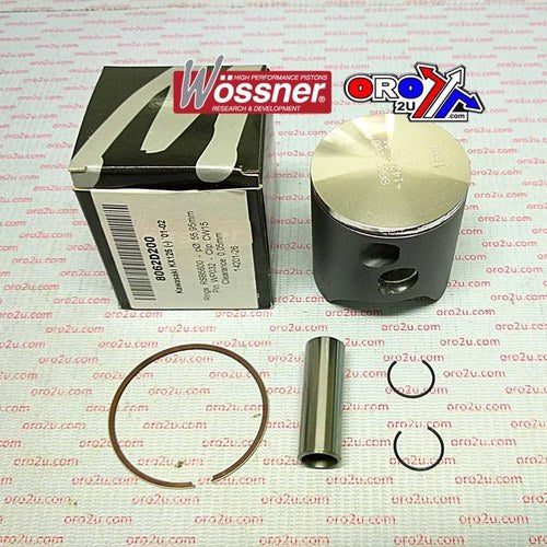 Piston Kit 01-02 KX125 56.00 Wossner 8062D200 Kawasaki MX