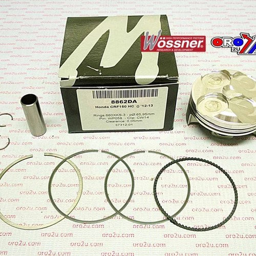 Piston Kit 12-13 CRF150R 66.00 Wossner 8862DA HC