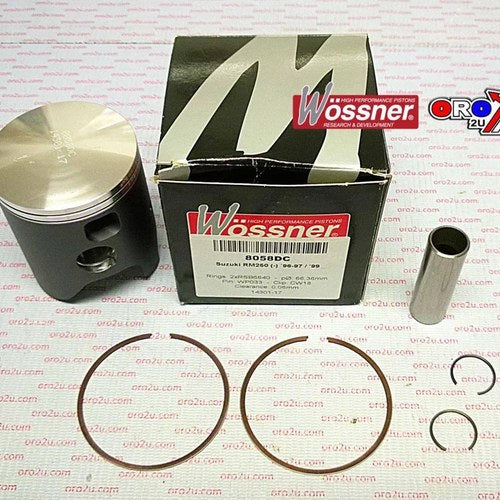 Piston 96-97, 99 RM250 66.40 Wossner 8058DB Suzuki MX