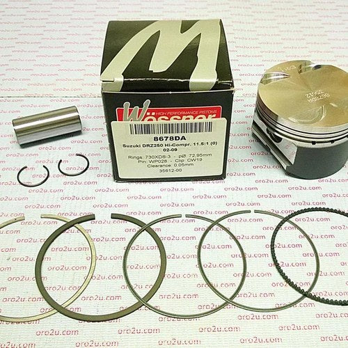 Piston Kit 002-09 DRZ250 73 HC Forged Wossner 8678D700