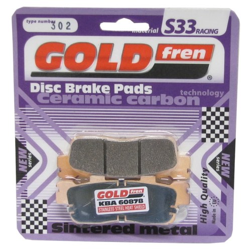 Goldfren S33 Brake Pads Rear For Kymco Downtown 300i/ABS 2010-2015