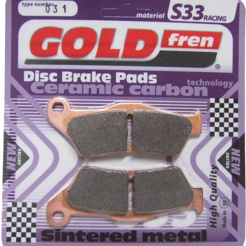 Goldfren S33 Brake Pads Front For S.W.M MC 250 S 2016