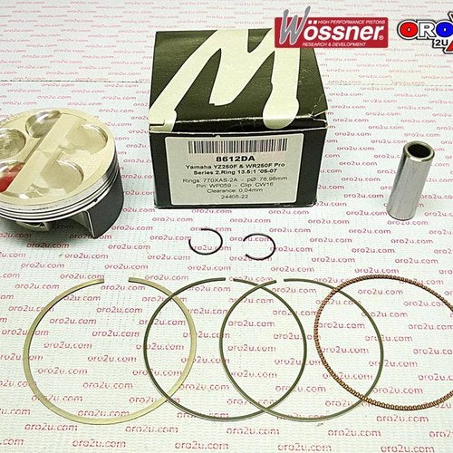 Piston Kit 05-07 YZF250 77.00 Wossner 8612DC 2-RING