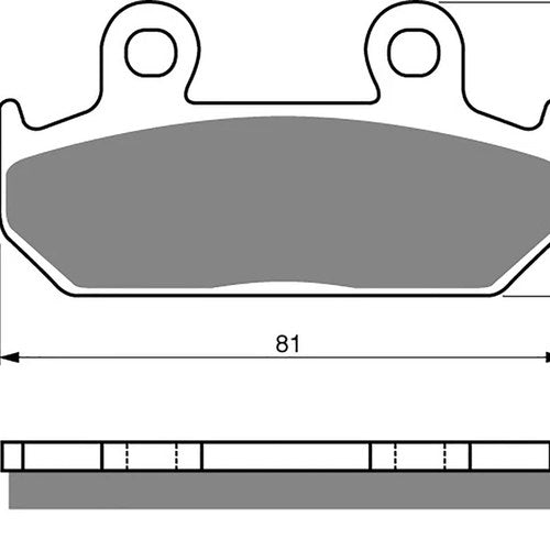 Goldfren GP5-025, VD141, VD142, FA121, FA203, FDB462, SBS593 Disc Pads (Pair)