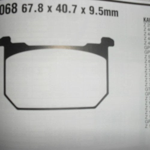 Ebc FA 68 Motorcycle Brake Pads Limited Stock