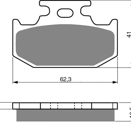 Goldfren K5-100, VD432/2, FA152/2, SBS648 Disc Pads (Pair)