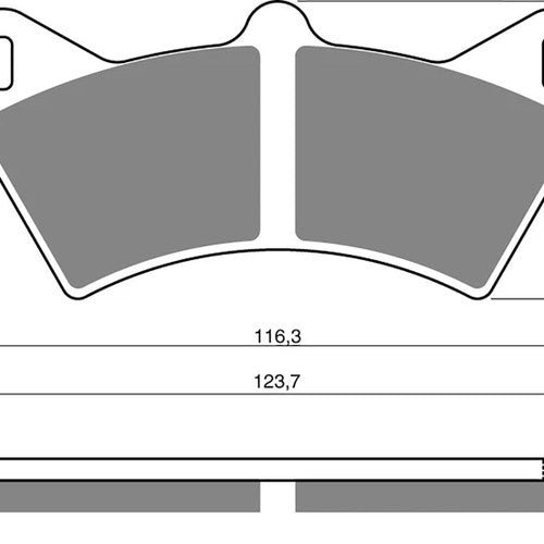 Goldfren AD208, FA313R, SBS757, VD973 Disc Pads (Pair)