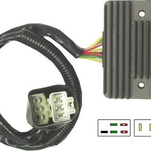 TourMax Regulator / Rectifier Honda CBR1100XX1-6 8 Wires SH689A-12