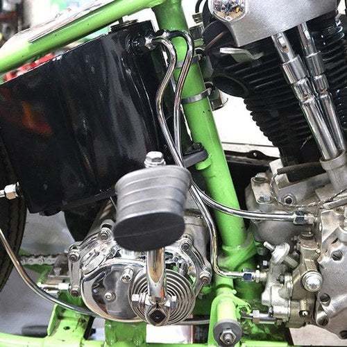 Chrome Oil Line Set for Harley-Davidson