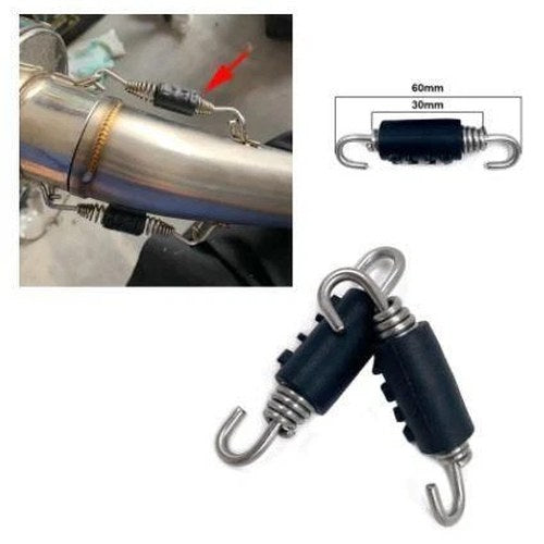 Exhaust Spring 60mm PK-2 Swivel Both Ends, With Anti Vibration Rubber