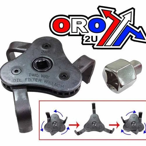 Oil Filter Wrench Two Way, Universal 2-12" - 4", MC-1270A