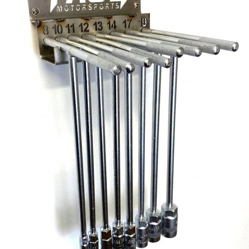 Tagz Organiser T-BAR Rack S Steel, 304 Brushed DP1, Fits UP TO 8 T-BARS