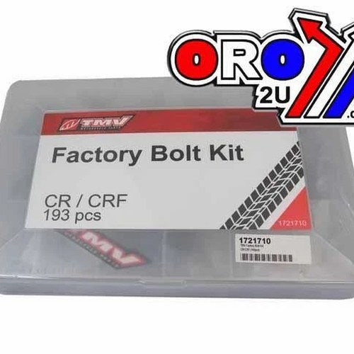 Bolt Kit Factory CR/CRF 193pcs, Tmv 1721710, Honda