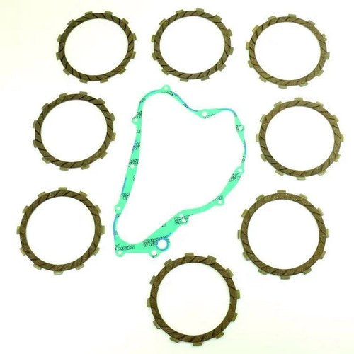 Clutch Friction Plate Set Suzuki RM125 92-01, Athena P40230087, With Gasket