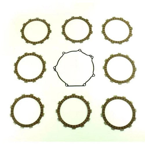 Clutch Friction Plate Set Kawa KX450F 06-15, Athena P40230095, With Gasket