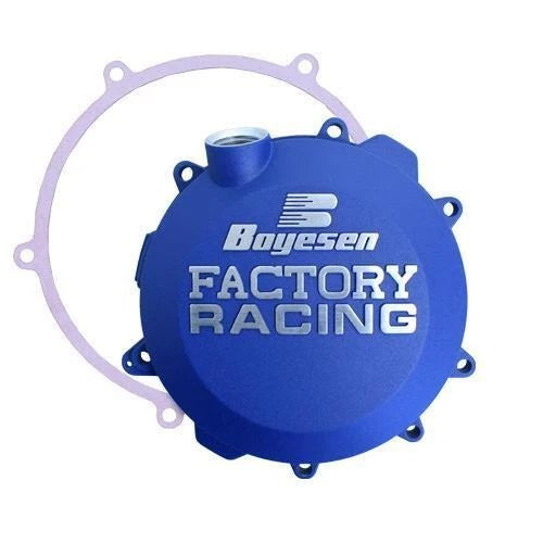 Clutch Cover 17-21 KTM 250 SX XC, Boyesen CC-42CL, Blue