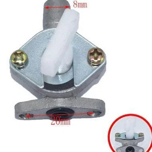 Fuel Tap universal Pocket Bike 49cc engine carb, 20mm Mount Outlet for 8mm hose