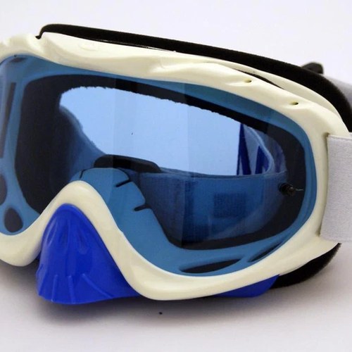 Rnr Hybrid WHITE/BLUE Tear Off, WHITE/BLUE Limited Edition Goggle, GH224TO