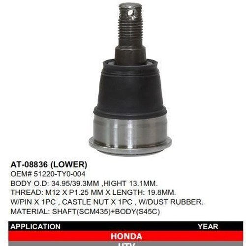 Ball Joint Lower SXS1000 Talon R/X 19-23, Bronco AT-08836, 51220-TY0-004