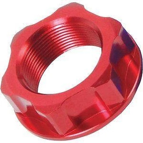 M24x1.00mm Stem Nut Each Red, Aluminium / CR RM Rmz YZ Yzf, / CNC