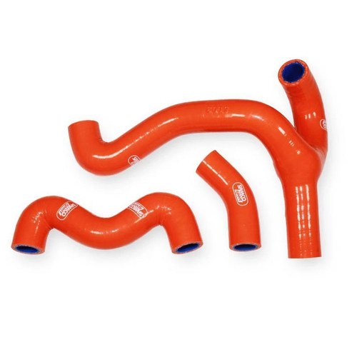 Samco Hose Kit KTM 50 SX Mini 18-19 Y Piece Race Design, 3 Piece Kit, Orange