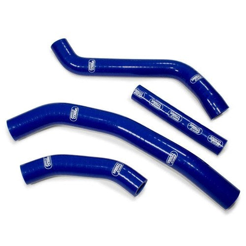 Samco Hose Kit Yamaha YZ250F 19-20, OEM Design, 4 Piece Kit, Blue, YAM-91 BU