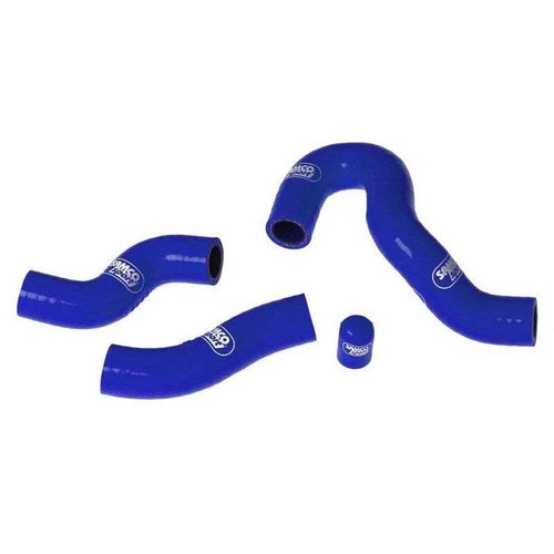 Samco Hose Kit Husaberg FE450-501 13-14, Thermostat Bypass, 3 Piece Kit, Blue