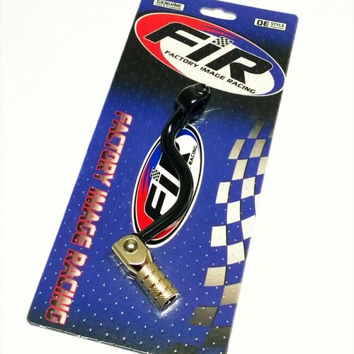 Gear Lever Forged Alloy Kawasaki KX250 05-07, Fir Brand, Black & Titanium