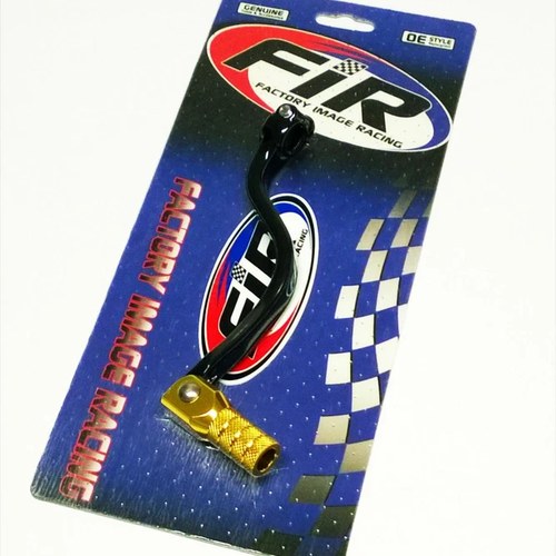 Gear Lever Suzuki RM80 86-95, Forged Aluminium, Fir Brand, Black & Gold