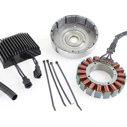 Flt 56 Amp Three Phase Alternator Kit for Harley-Davidson
