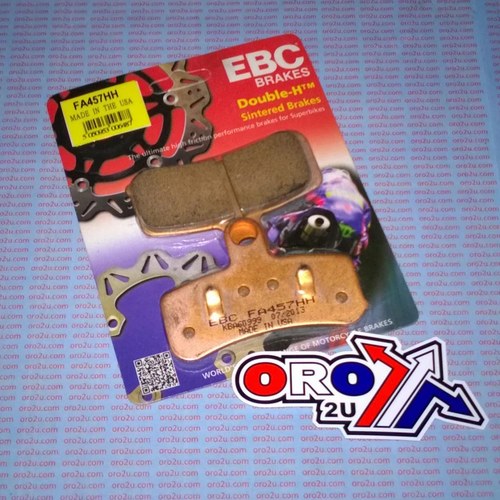 Brake Pads Sintered Metal, Ebc FA457HH Gold, Harley Davidson