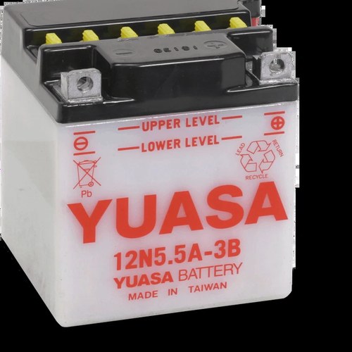 Yuasa For 12N5.5A-3B Conventional 12 Volt Battery