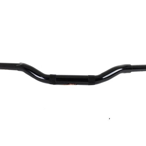 2 inch Drag Handlebar without Indents Black for Harley-Davidson