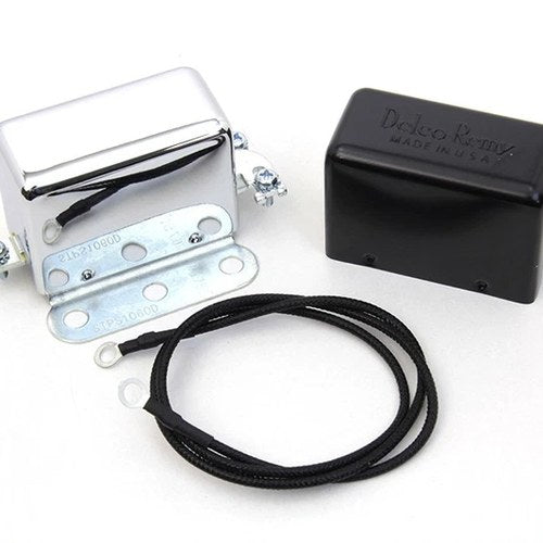 Chrome 12 Volt Regulator Relay for Harley-Davidson