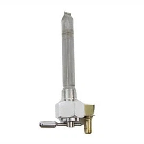Pingel Metric Hex Petcock Down Spigot without Nut Polished for Harley-Davidson
