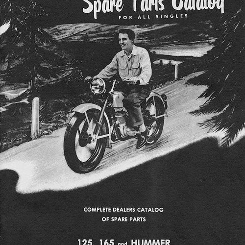 Hummer Spare Parts Catalog for 1948-1955 for Harley-Davidson